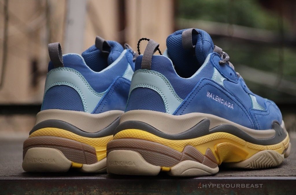 BCG Triple S Sneakers Blue / Yellow