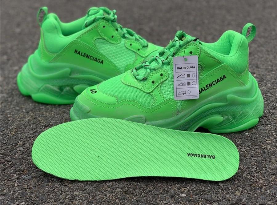BCG Triple S Neon Green