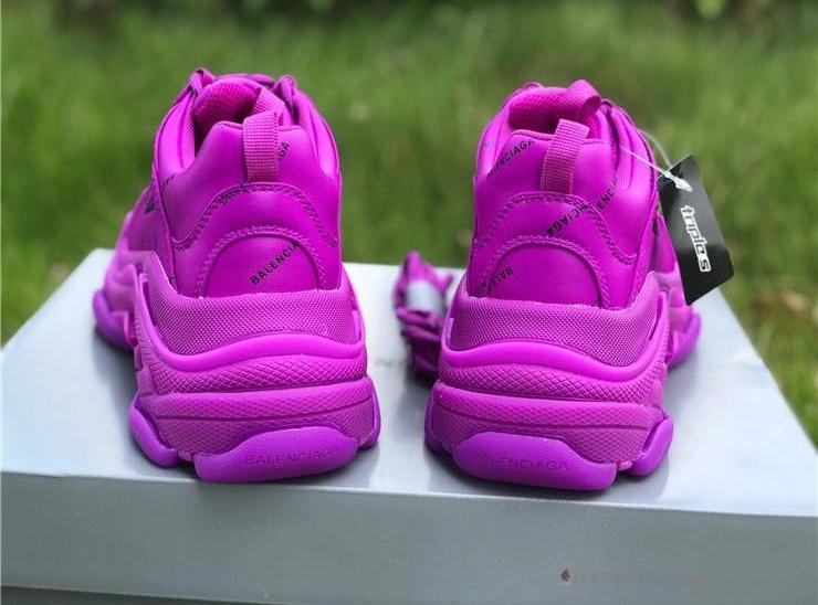 BCG Triple S All Over Logo Pink