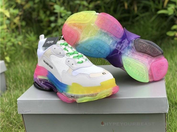 BCG Triple S Rainbow Sole
