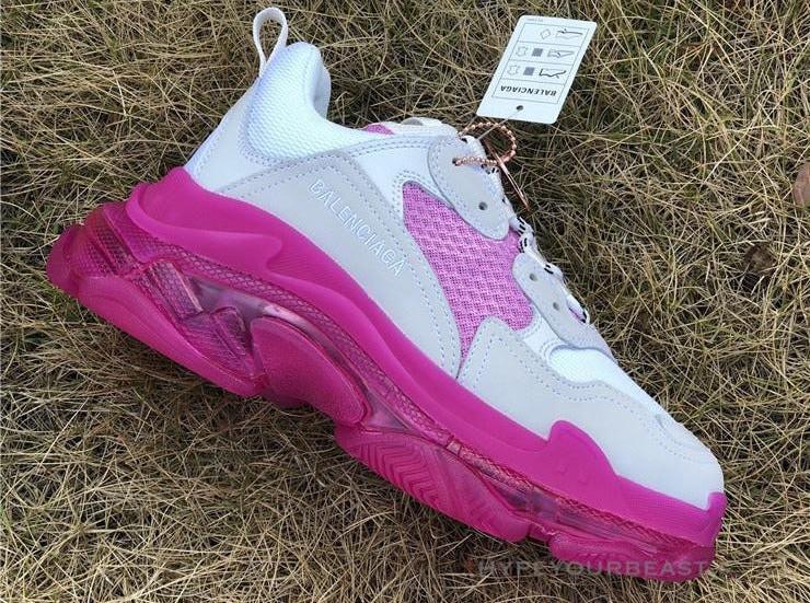 BCG Triple S White / Pink