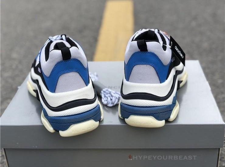 BCG Triple S Sneakers Black / Blue / White