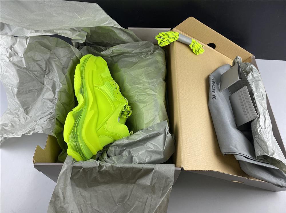 BCG Triple S Neon Yellow