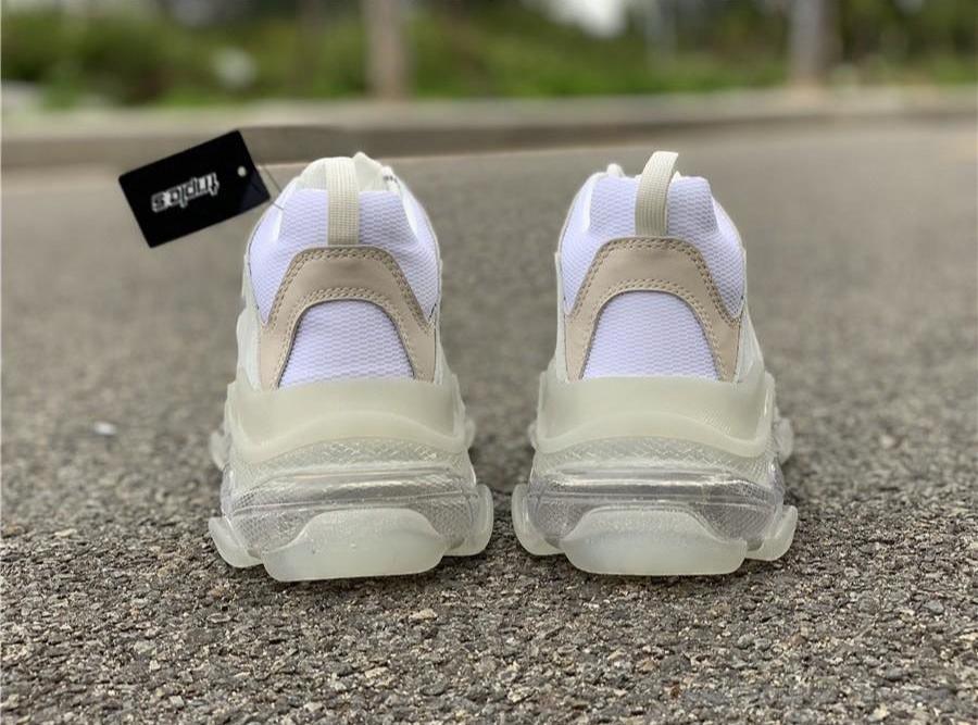 BCG Triple S White / Clear Sole