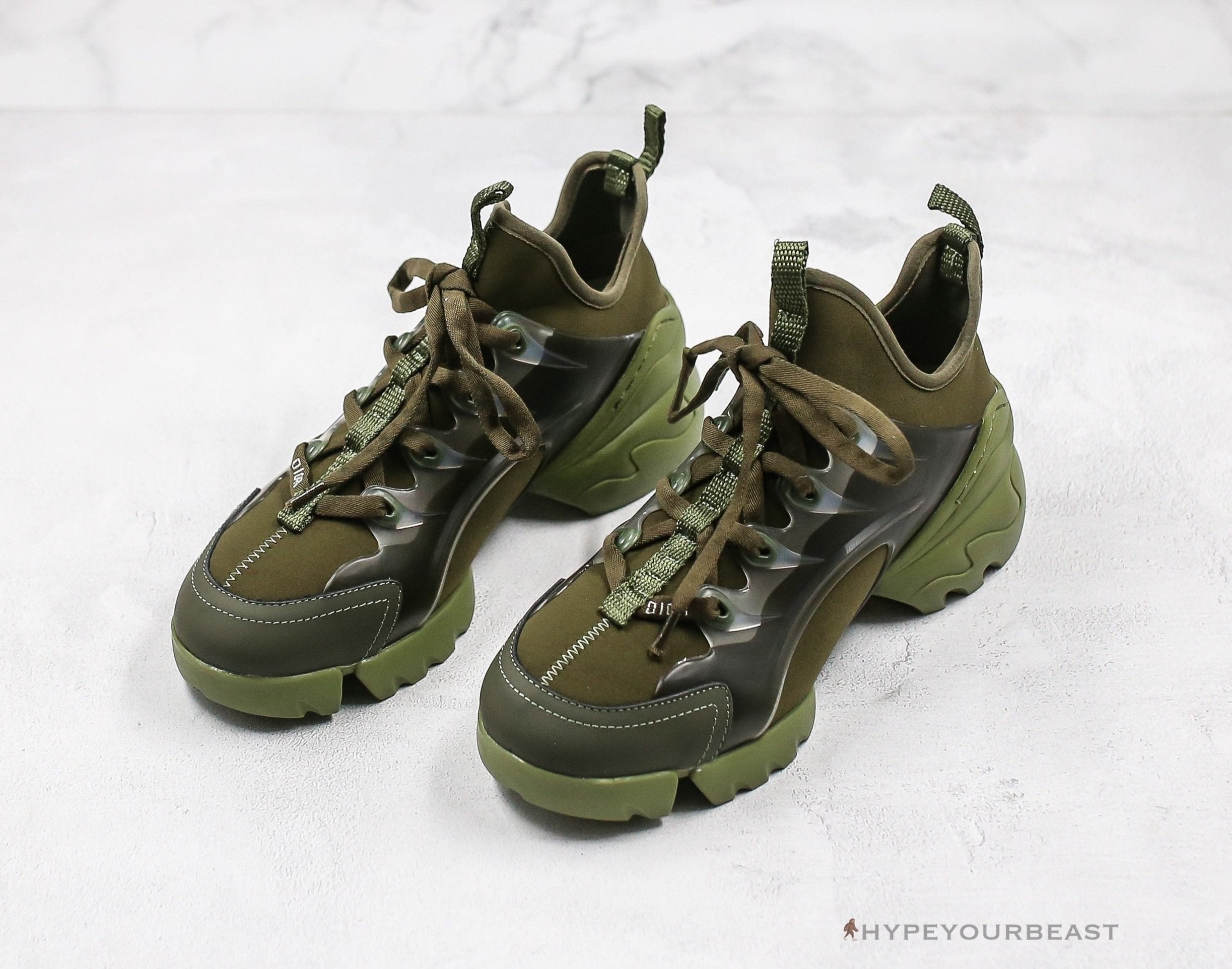 Dior D-Connect Sneakers Green