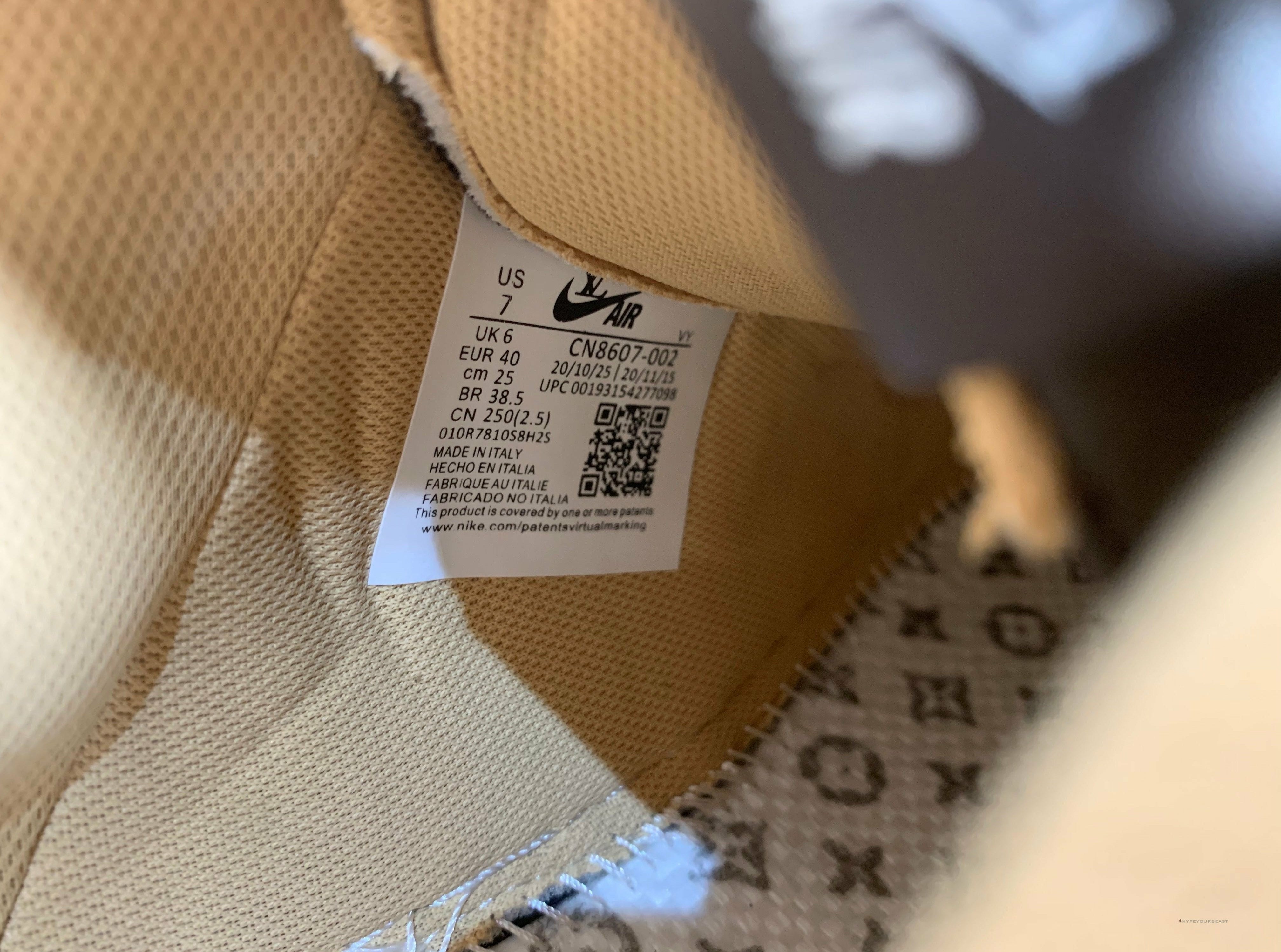 Nike Air Force 1 Low 'LV Monogram Brown Off-White'