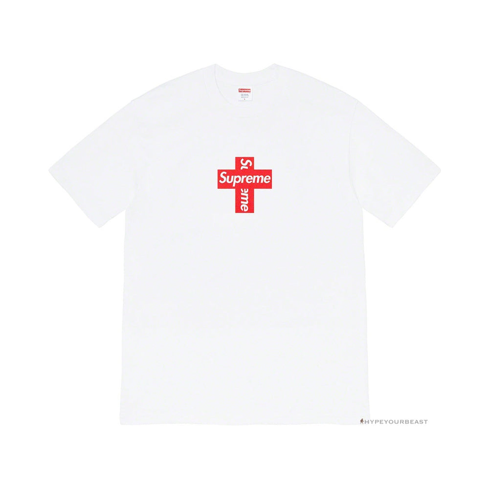 Supreme Cross Box Logo Tee Shirt White