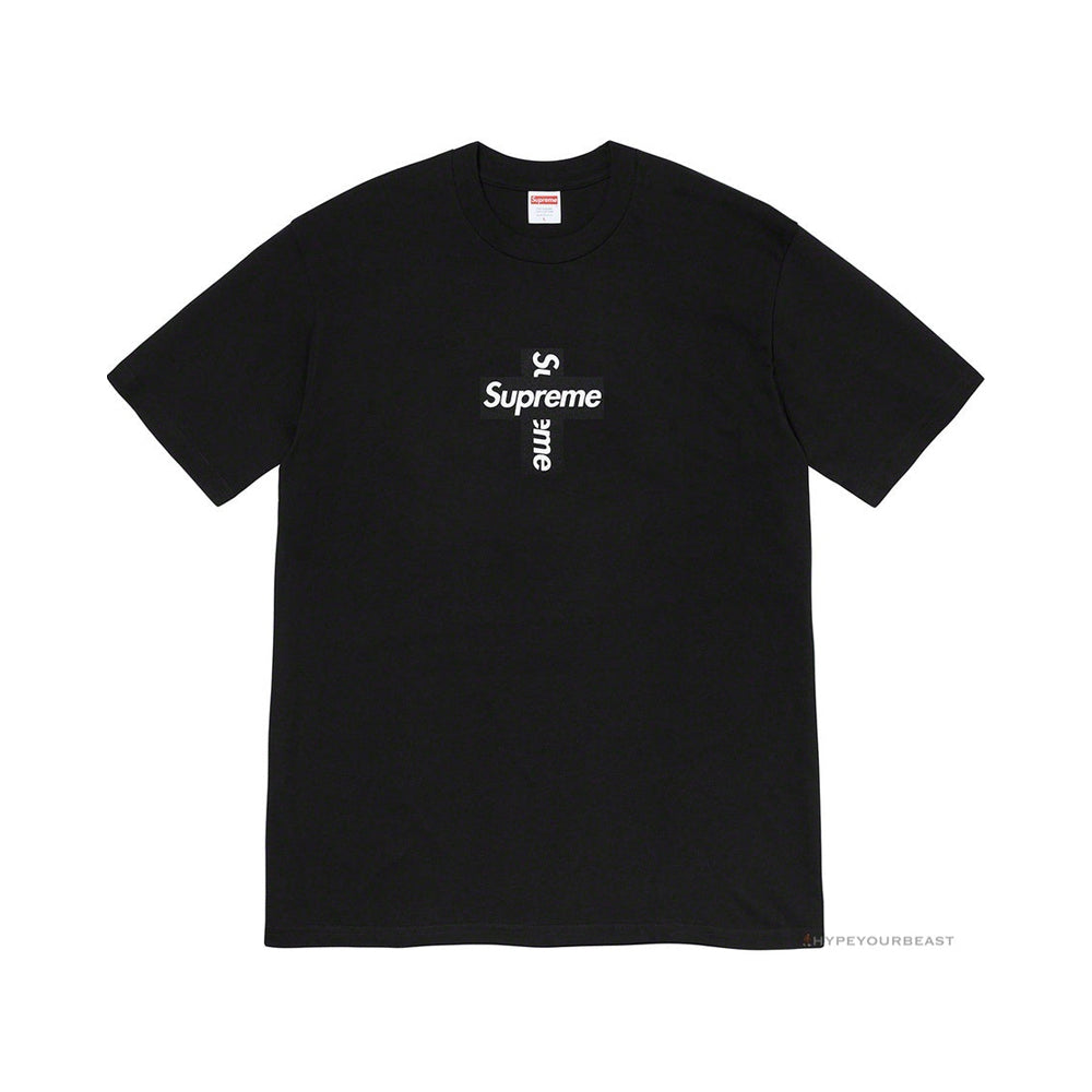 Supreme Cross Box Logo Tee Shirt Black