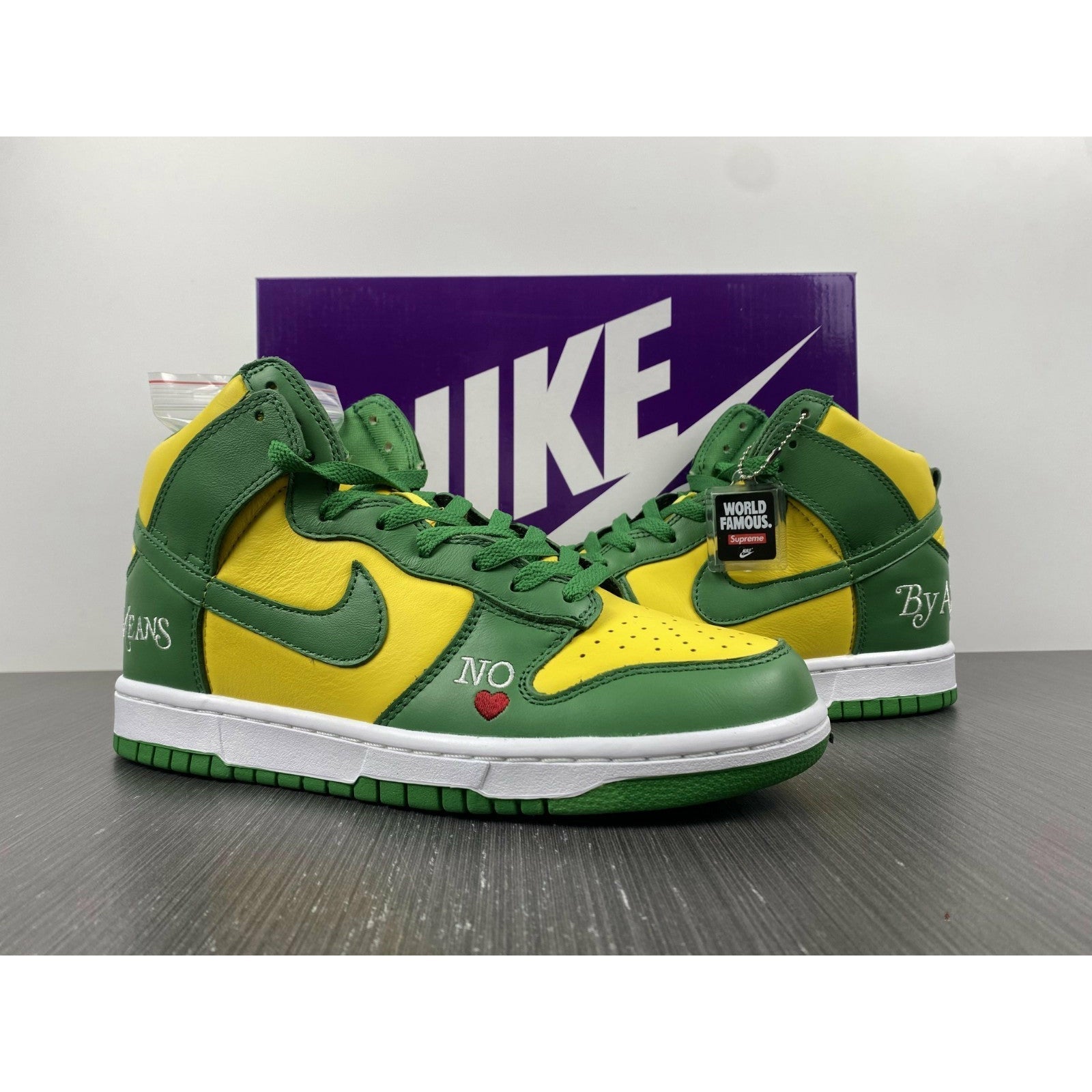 Nike SB Dunk High Supreme 'By Any Means Brazil'