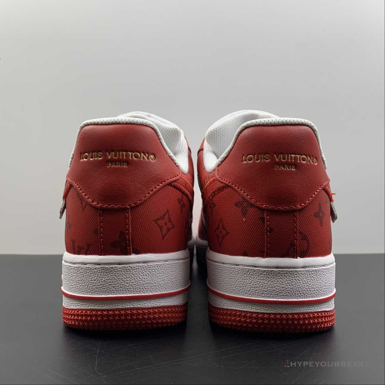 Nike Air Force 1 Low 'LV Monogram Red Off-White'