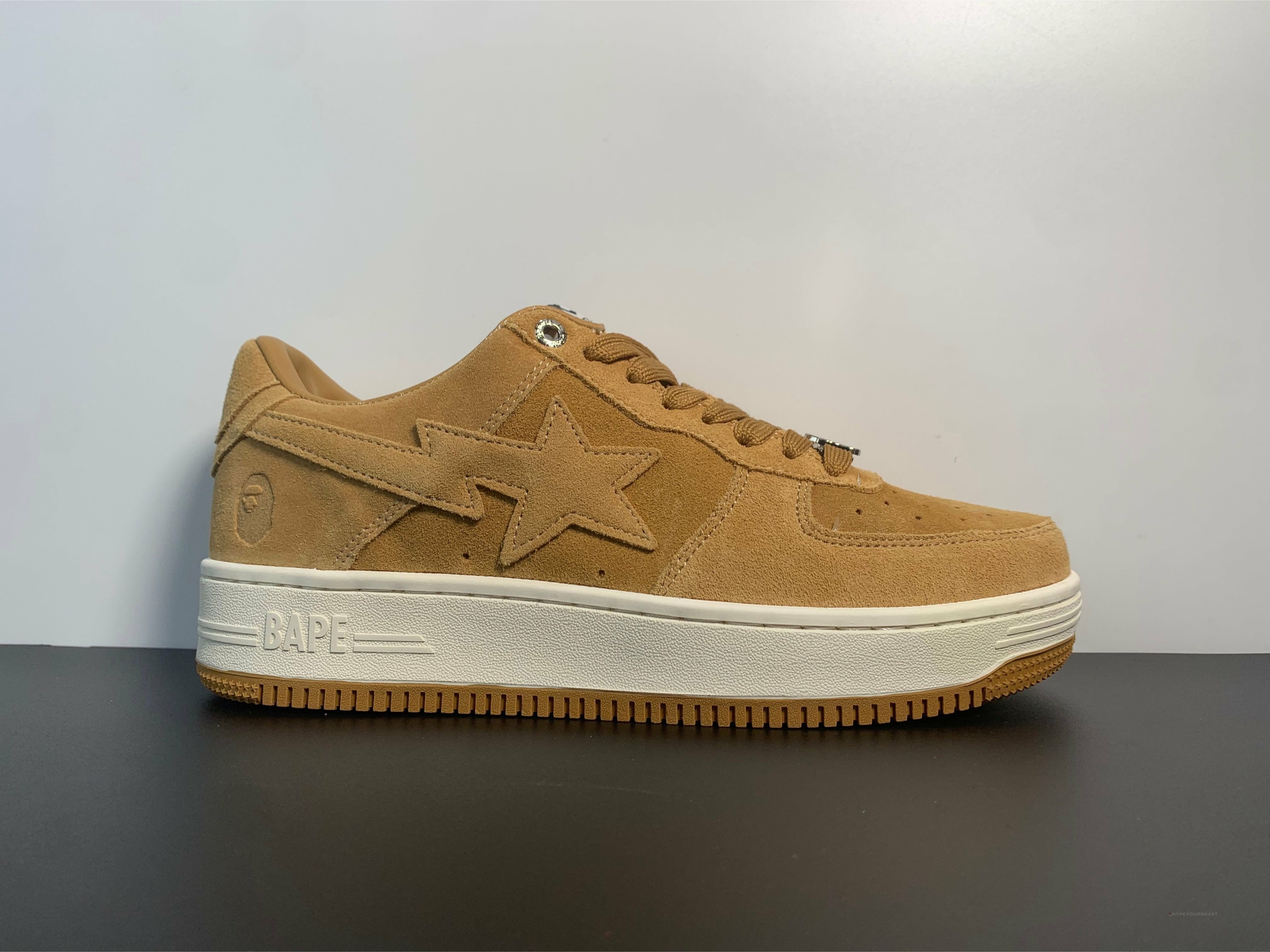 A Bathing Ape Bape Sta Beige Suede