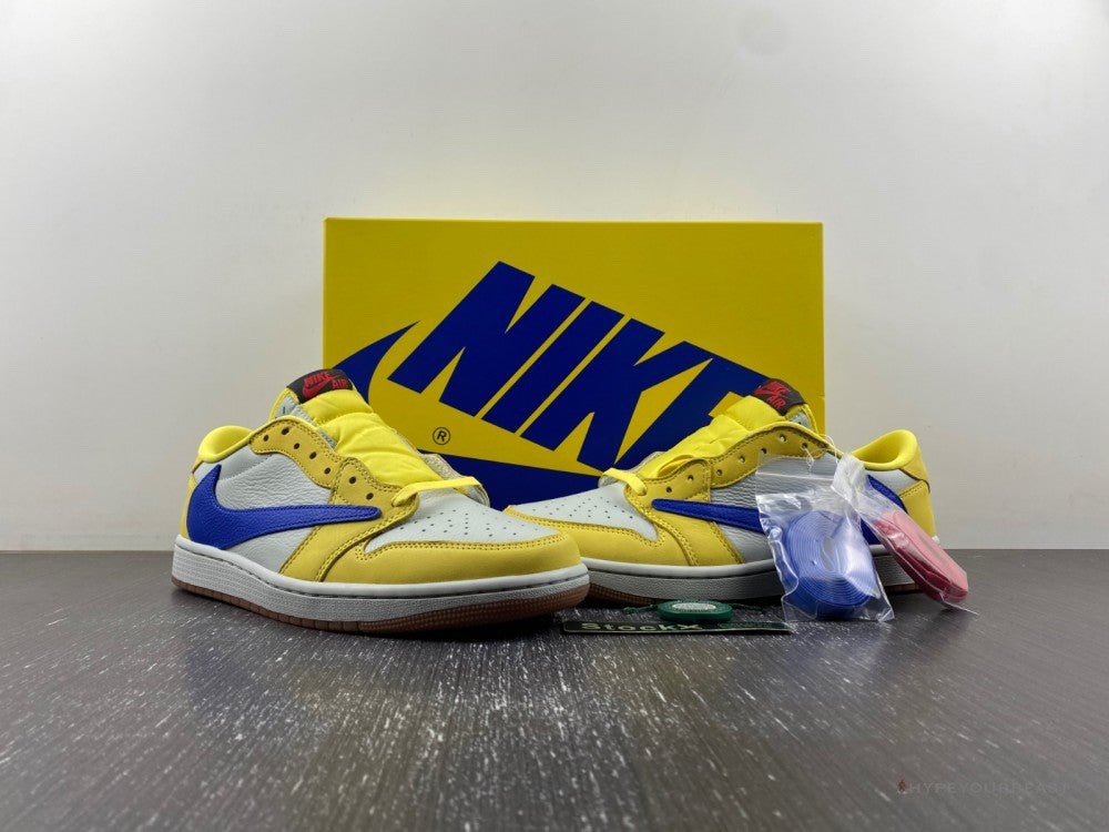 Travis Scott X Air Jordan 1 Low OG 'Canary'