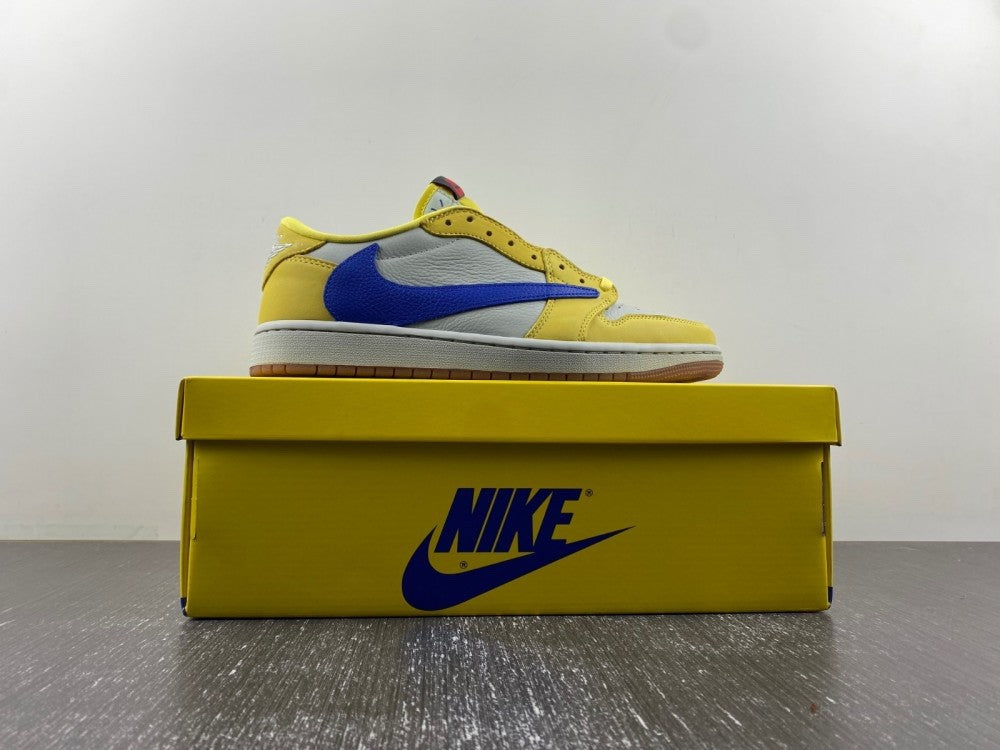 Travis Scott X Air Jordan 1 Low OG 'Canary'