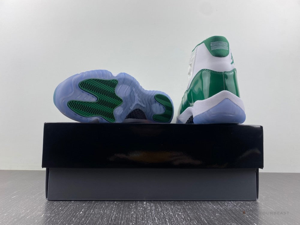 Air Jordan 11 High 'Green White'