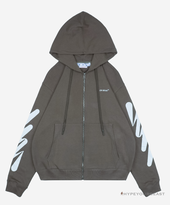 Off White Hoodie S22 Grey