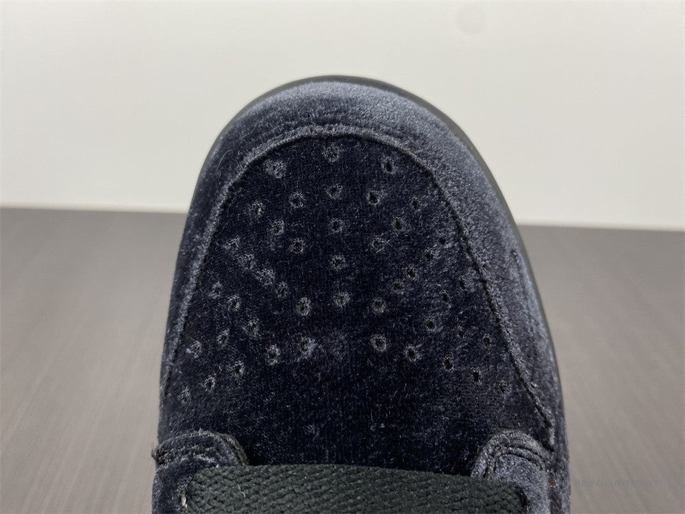 Nike Dunk Low 'Dover Street Market Triple Black Velvet'