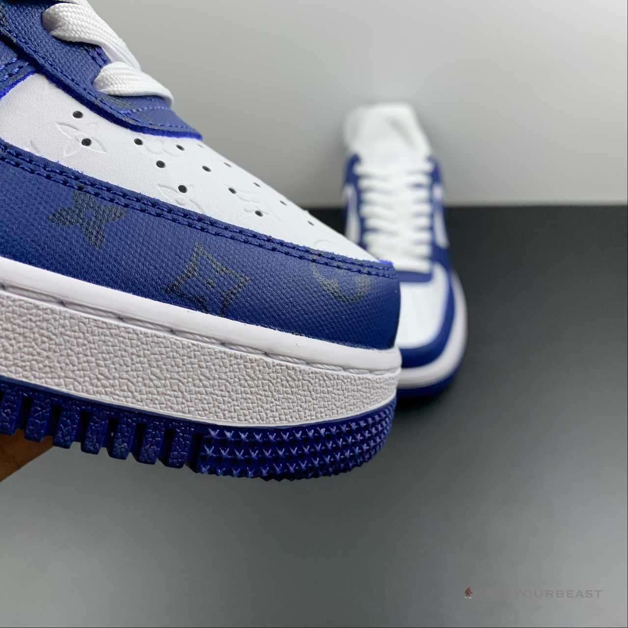 Nike Air Force 1 Low 'LV Monogram Off-White Blue White'