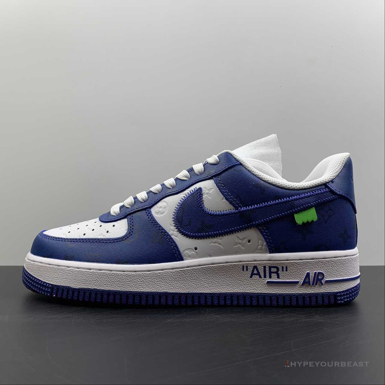 Nike Air Force 1 Low 'LV Monogram Off-White Blue White'