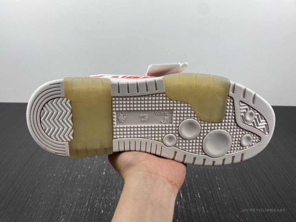 Off-White Out Of Office Low Red Sneakers