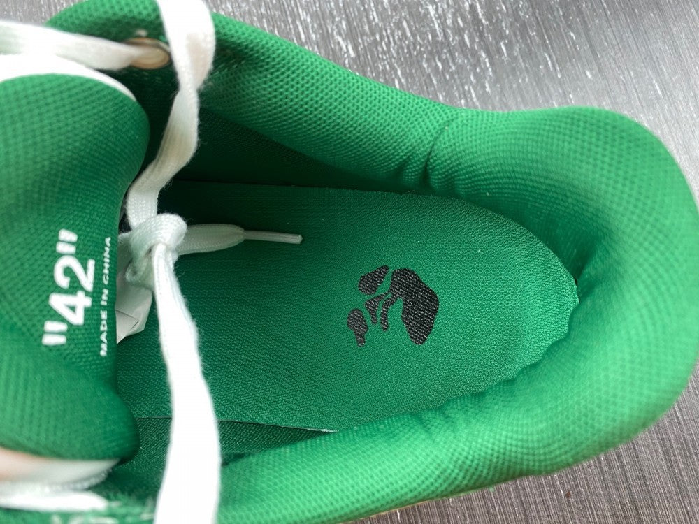 Off-White Out Of Office Low Green Sneakers