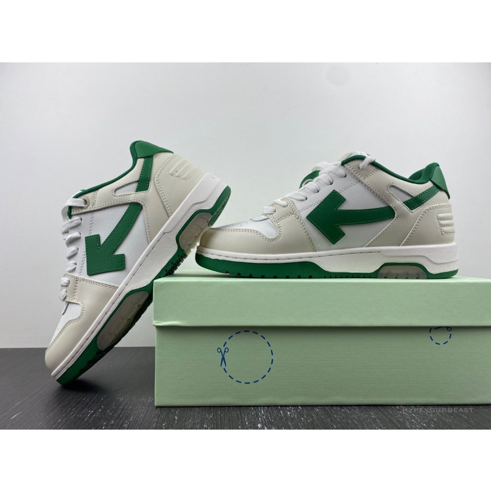Off-White Out Of Office Low Green Sneakers