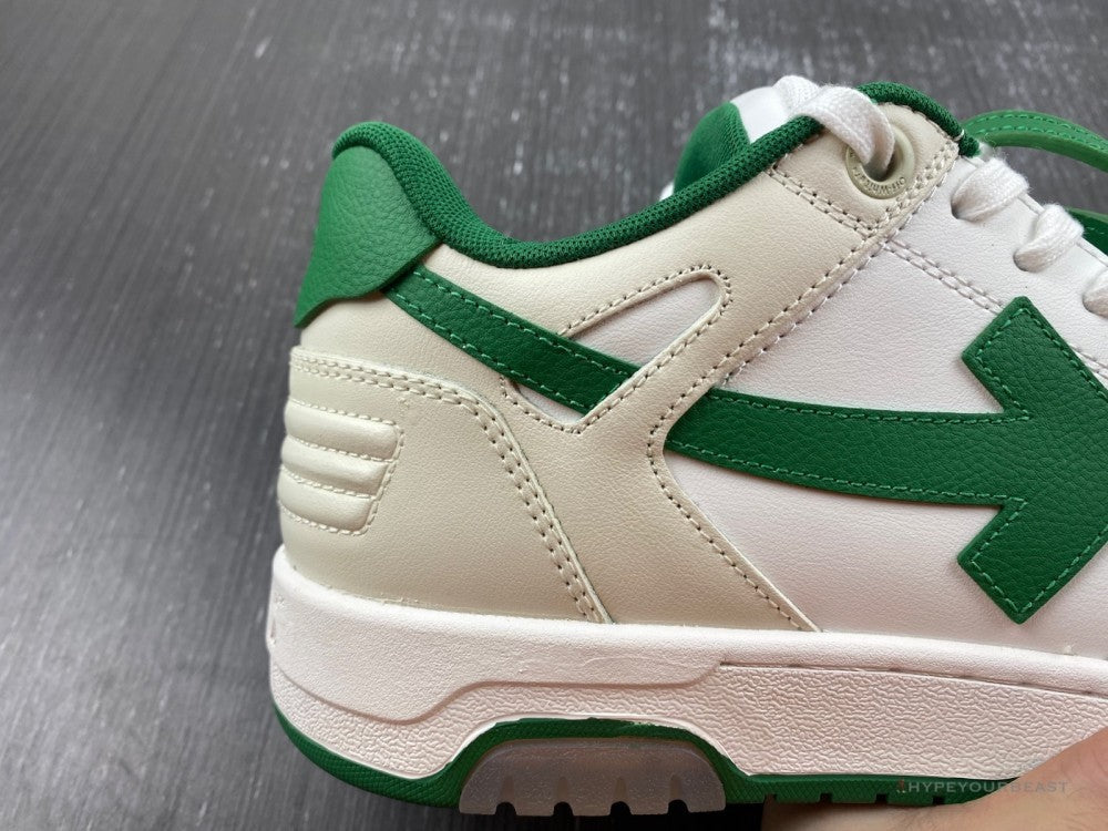 Off-White Out Of Office Low Green Sneakers
