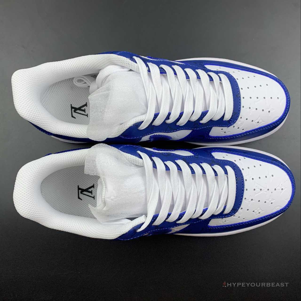 Nike Air Force 1 Low 'LV Monogram Off-White Blue White'