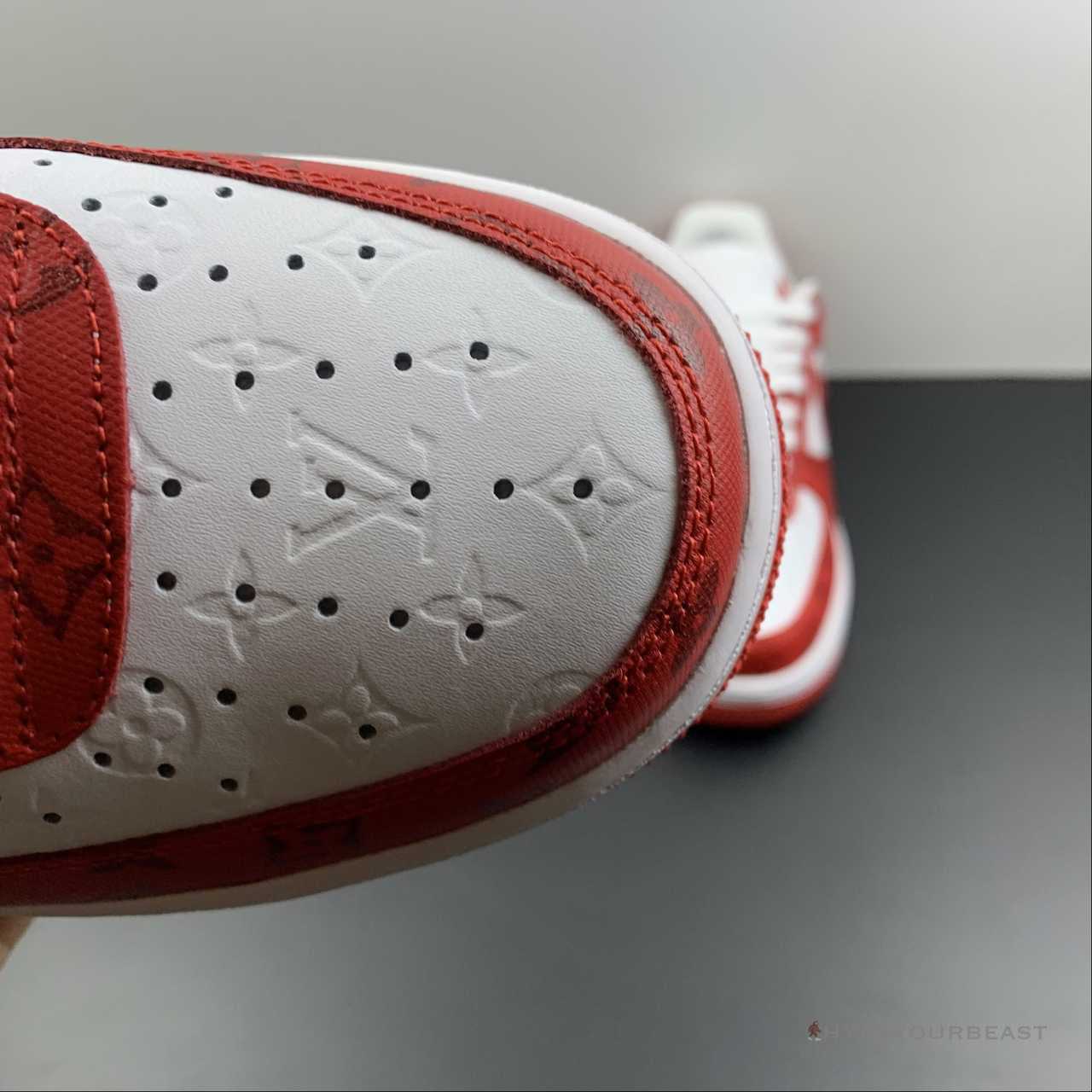 Nike Air Force 1 Low 'LV Monogram Red Off-White'