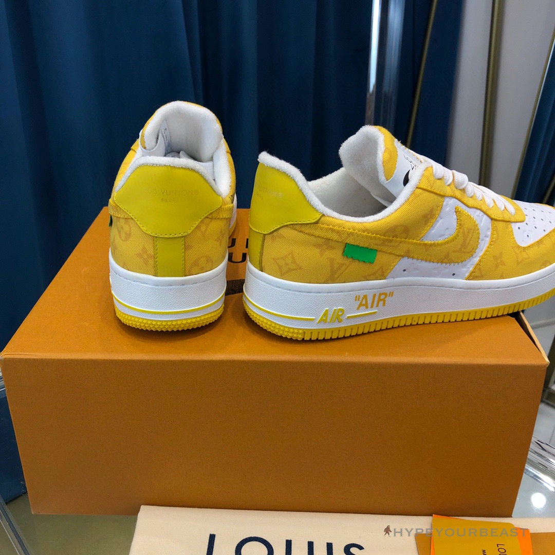 Off White X Nike Air Force 1 Yellow