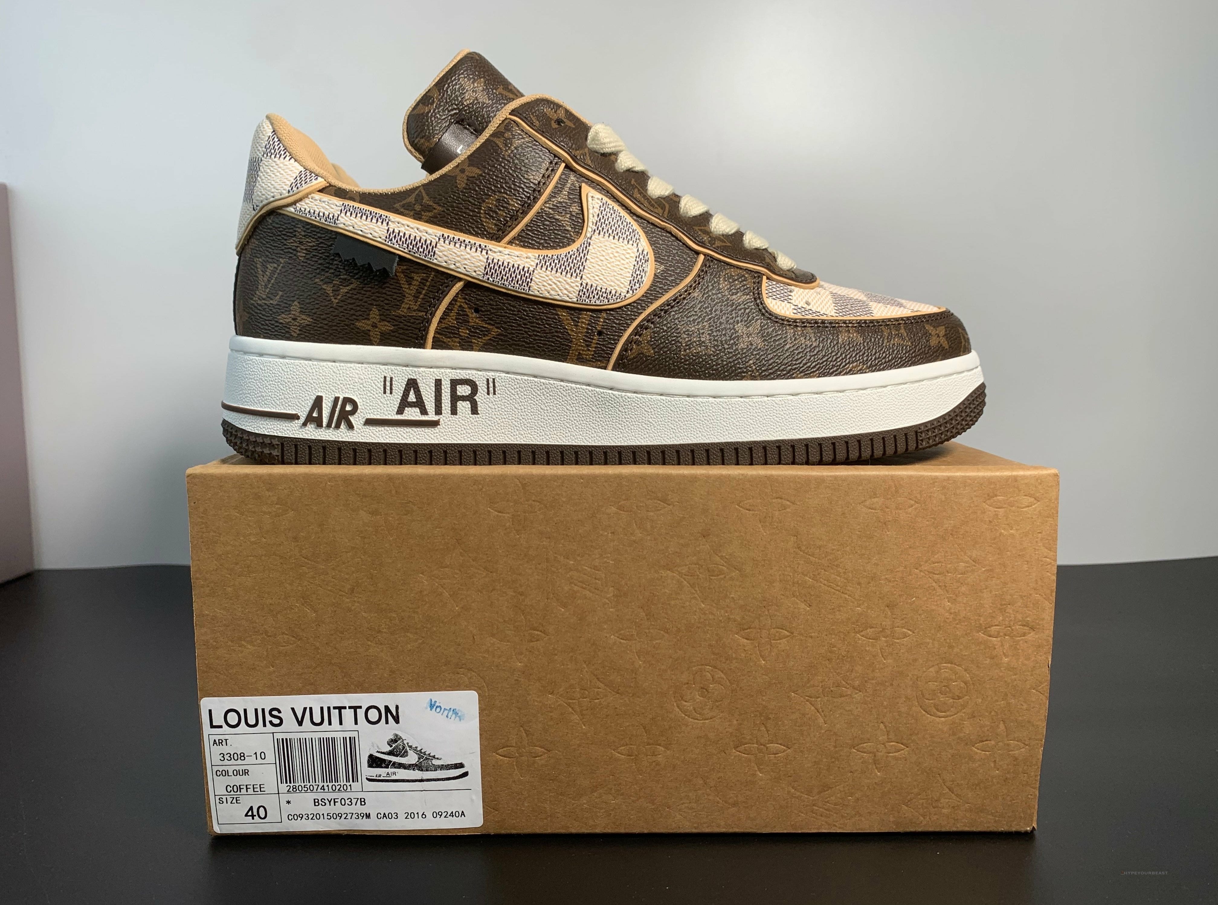 Nike Air Force 1 Low 'LV Monogram Brown Off-White'