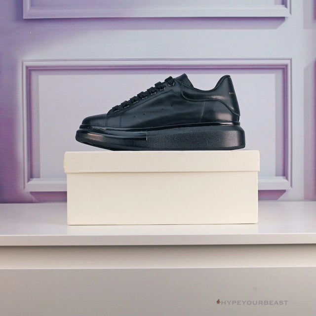 Alexander McQueen Black on Black Lace Up Sneaker
