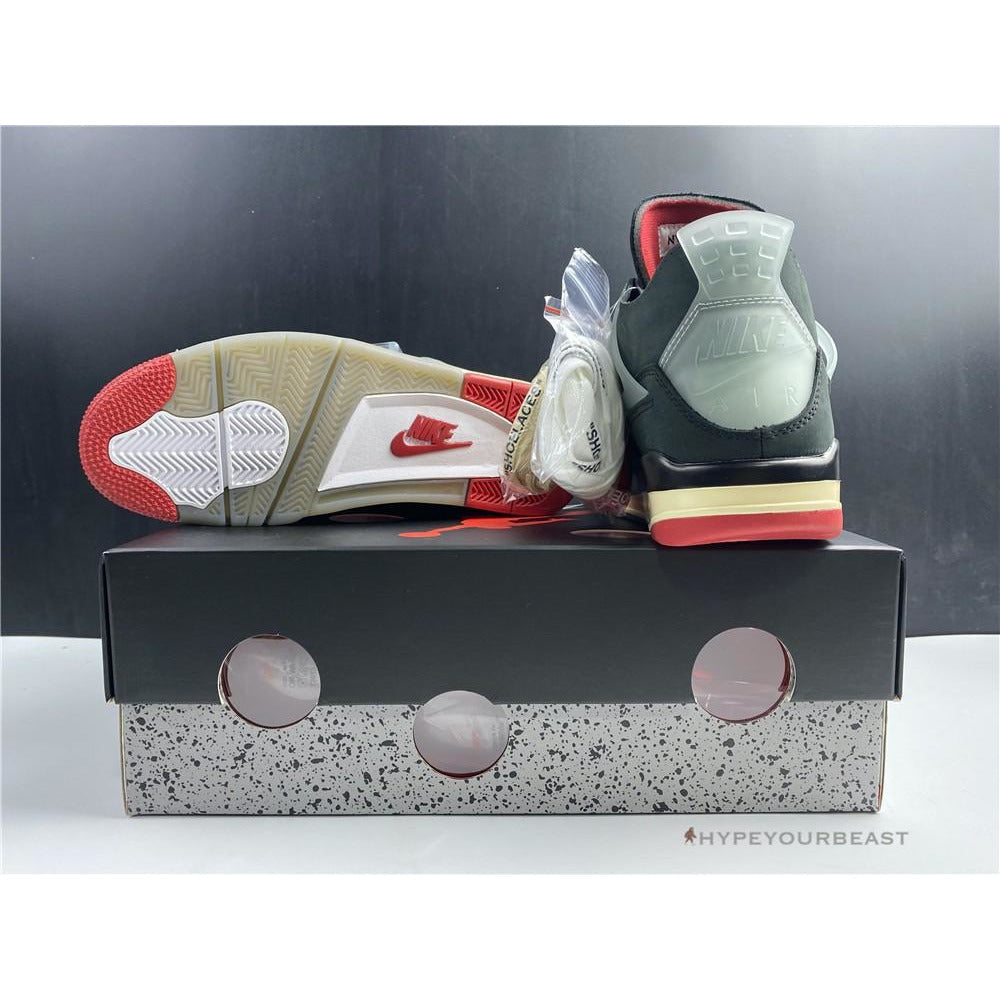 Off White X Air Jordan 4 'Bred'