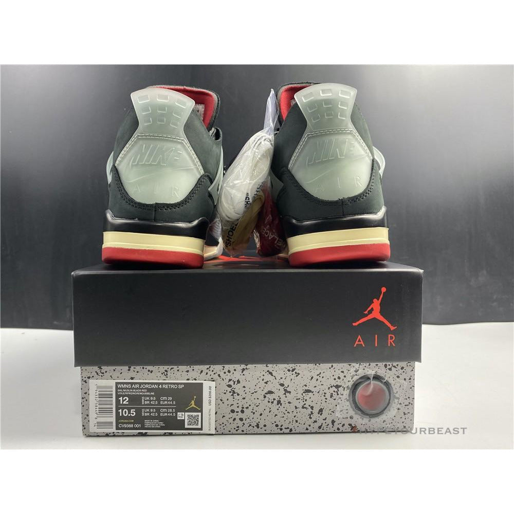 Off White X Air Jordan 4 'Bred'