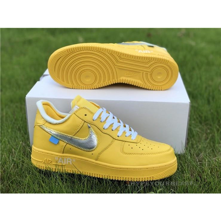 Off White X Nike Air Force 1 Low "Yellow"