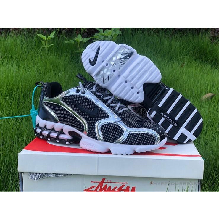 Stussy X Nike Air Zoom Spiridon Cage 2 Grey