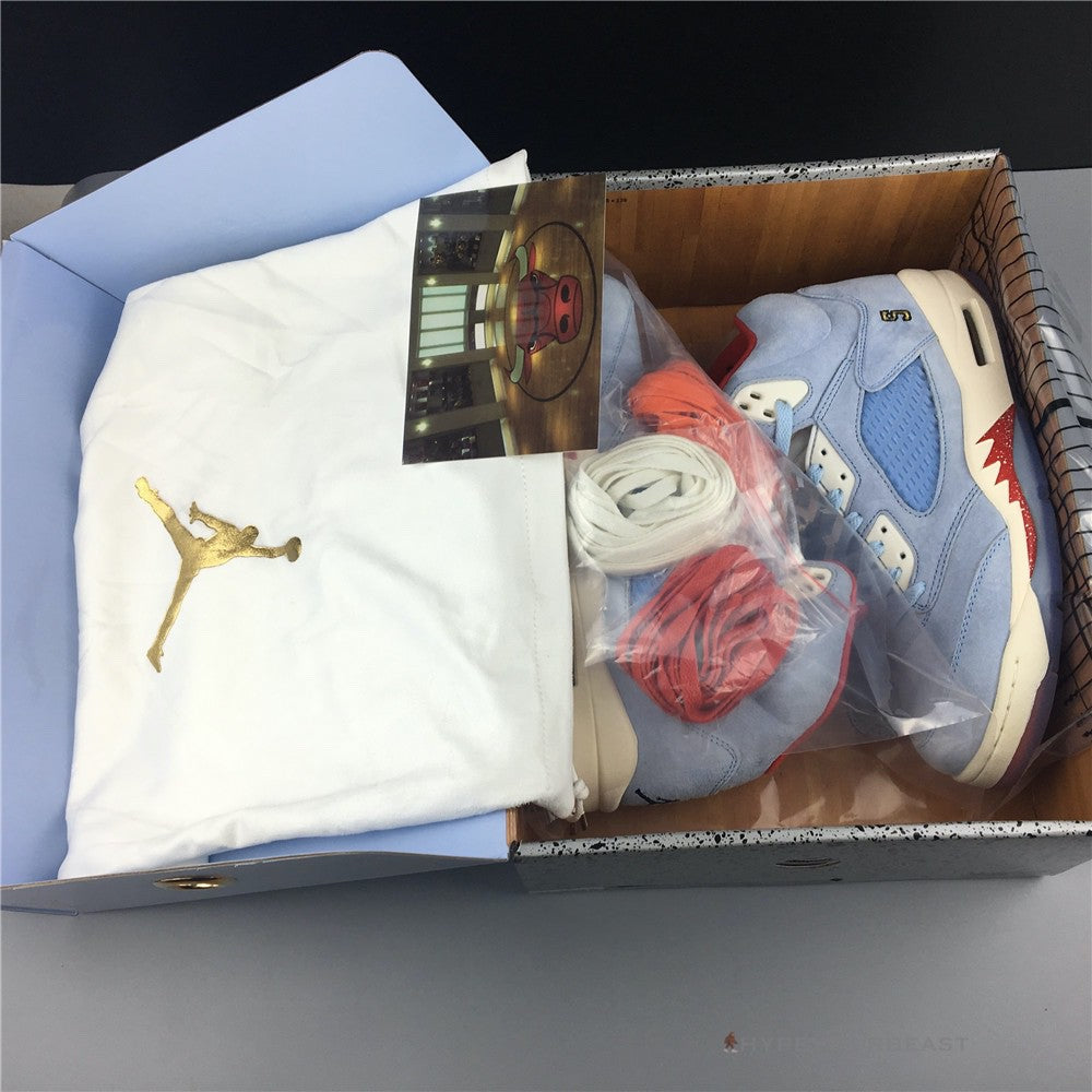 Trophy Room x Air Jordan 5 Retro 'Ice Blue'