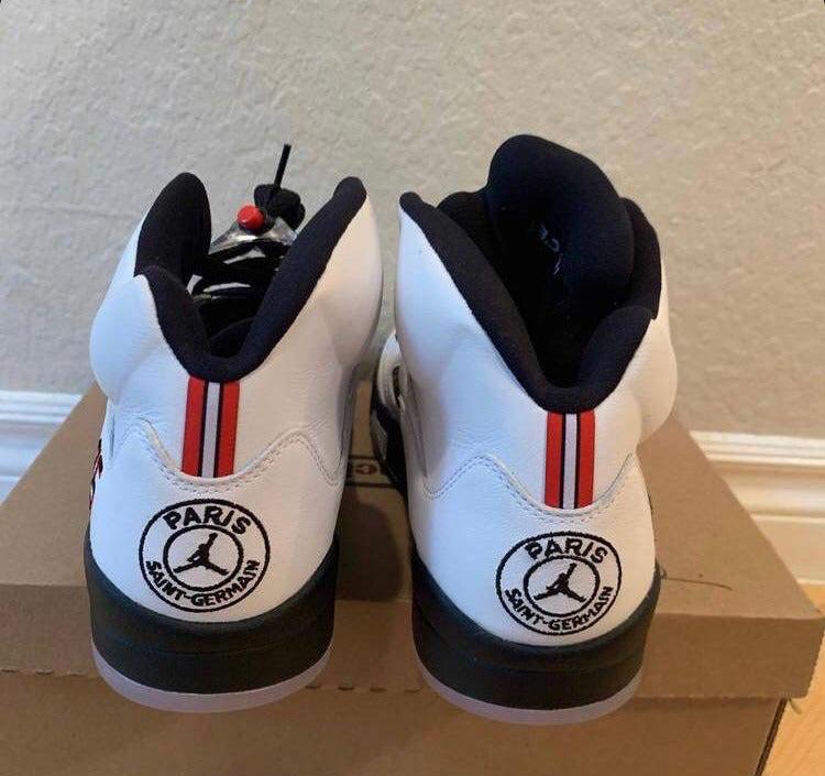 Jordan 5 Retro Paris Saint-Germain White