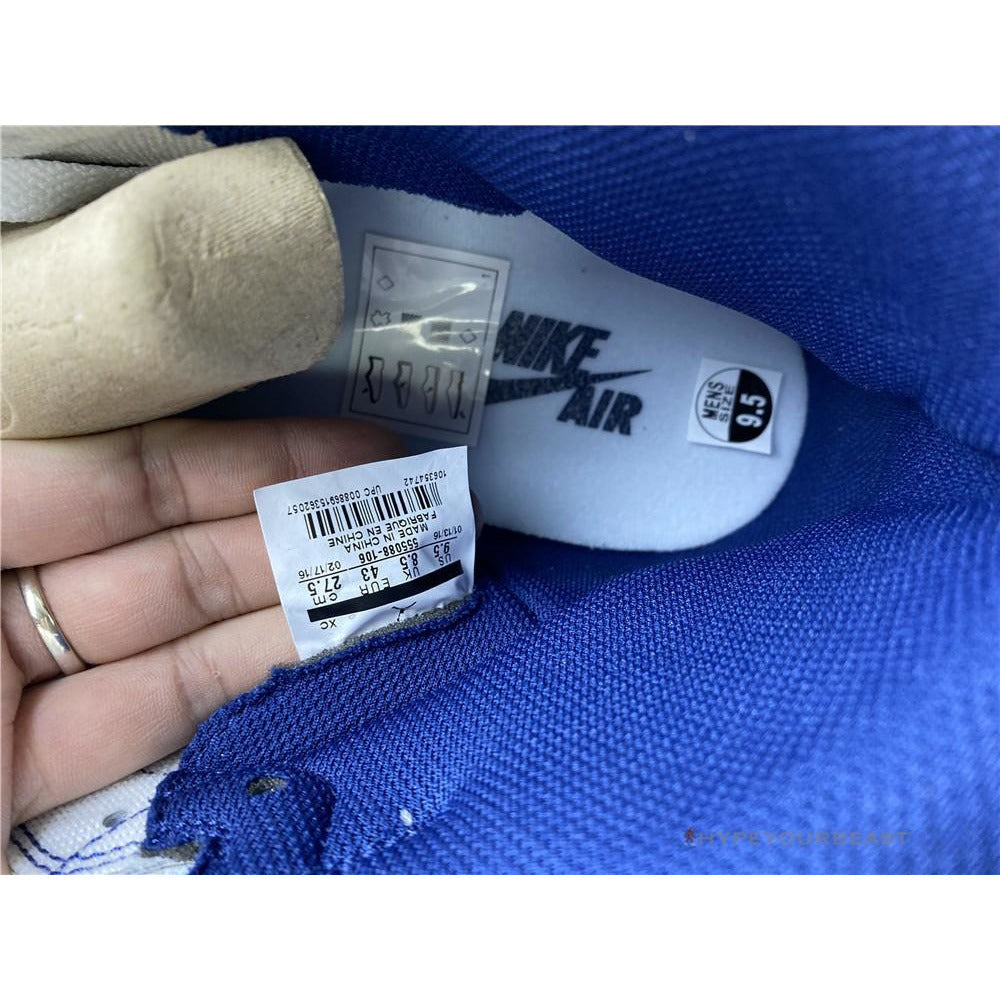 Air Jordan 1 High 'OG' Metallic Navy