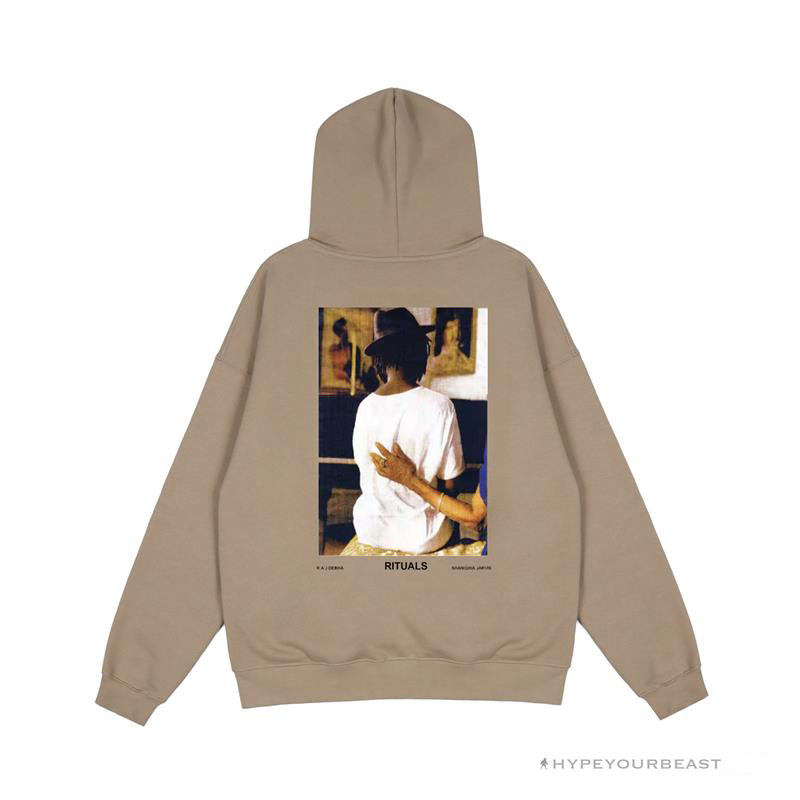 FOG Hoodie Tan Back