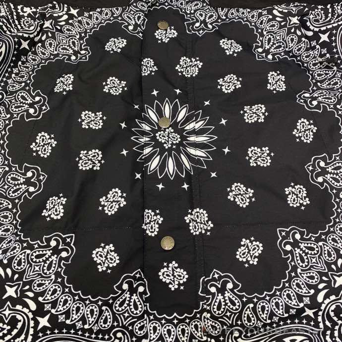 Supreme X TNF Bandana Jacket Black