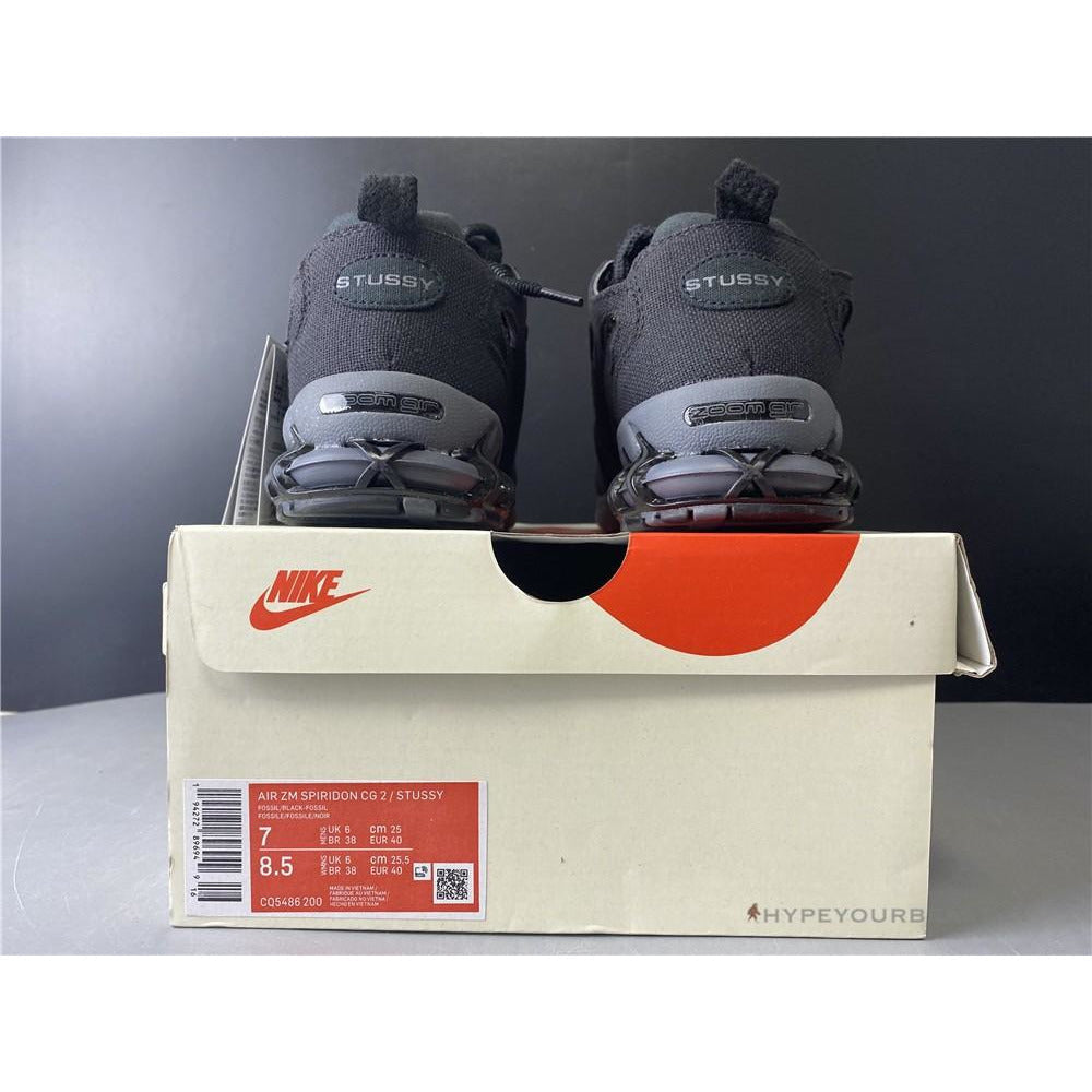 Stussy X Nike Air Zoom Spiridon Cage 2 Black
