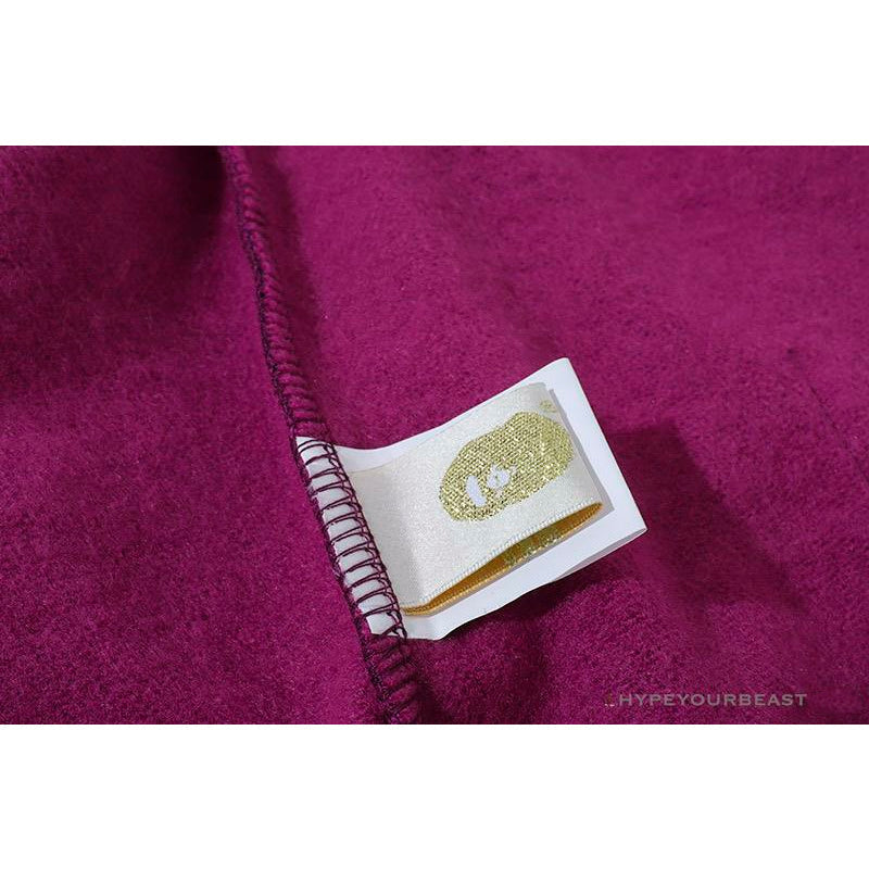 BAPE x Bathing Ape Head Camouflage Hoodie 'PURPLE'