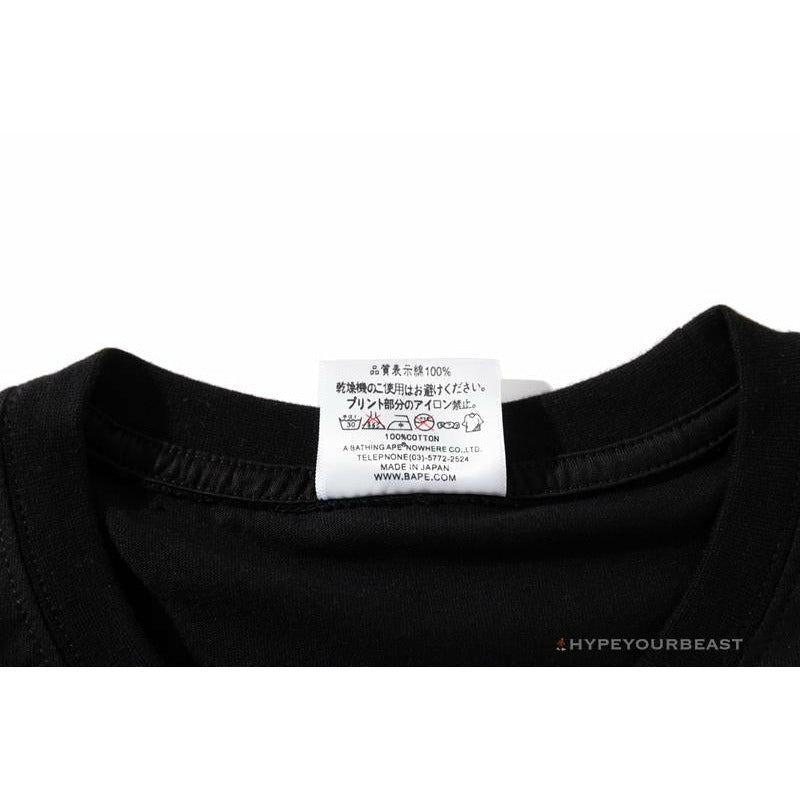 BAPE Street Graffiti Tee Shirt 'BLACK'