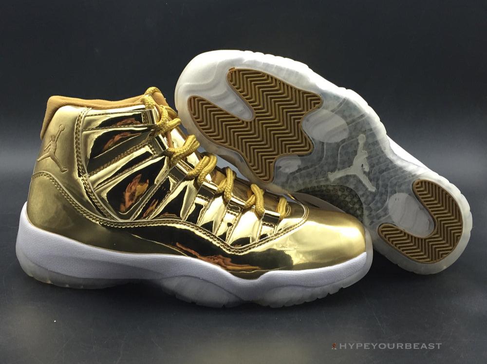 Air Jordan 11 Metallic Gold