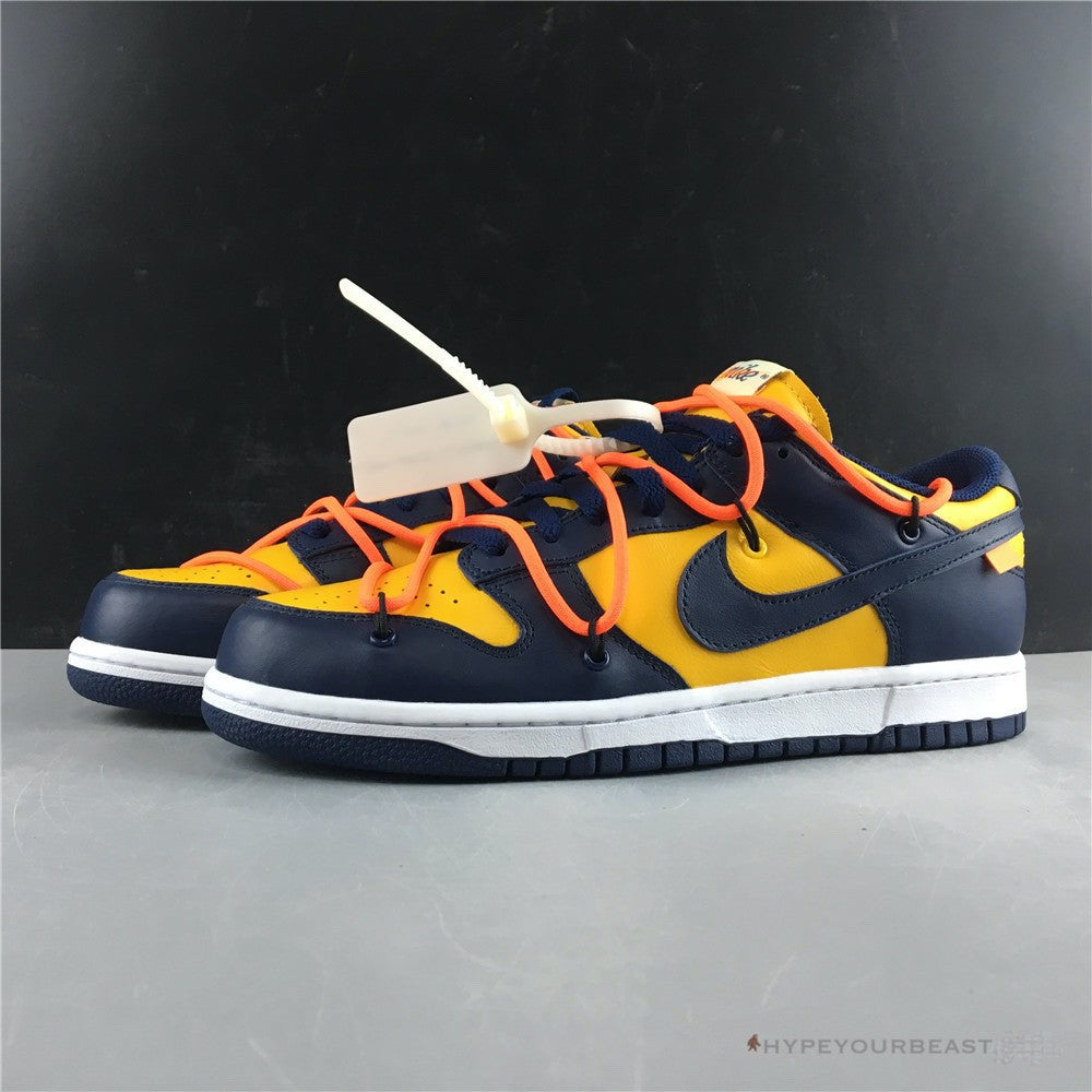 Nike Off-White X Dunk Low 'University Gold'