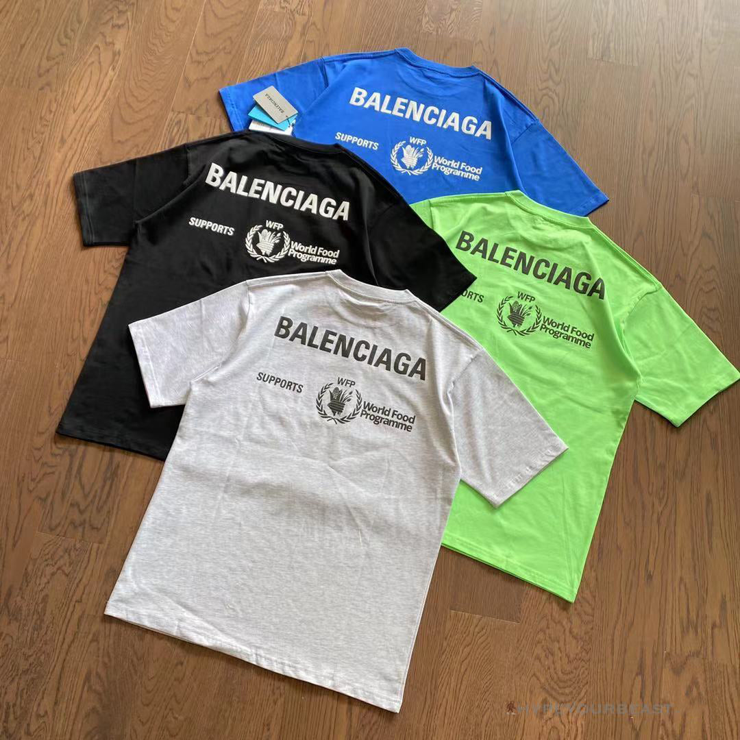 BCG Support Word Food Programme Tee Shirt Green