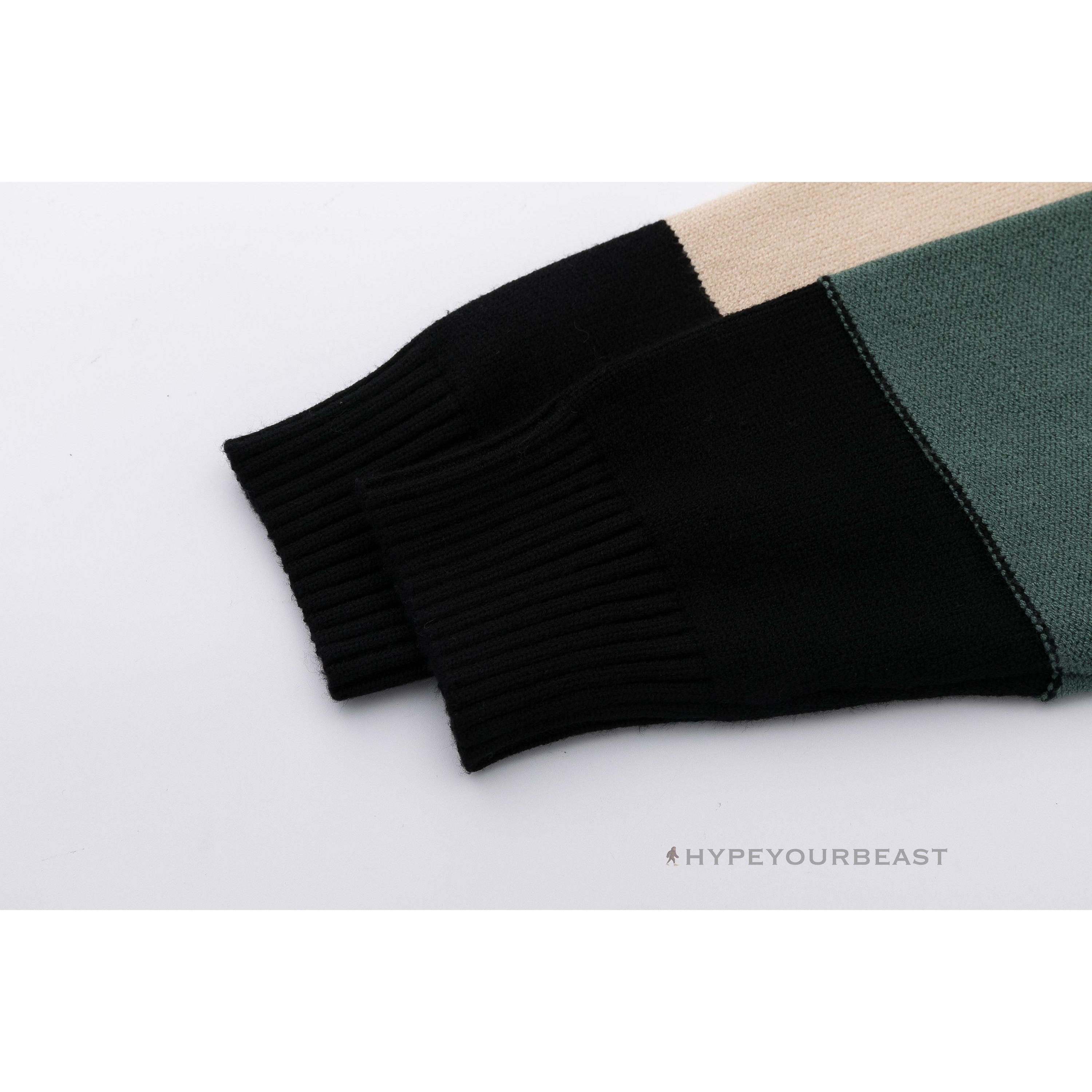 Off-White Shirt - Khaki & Green