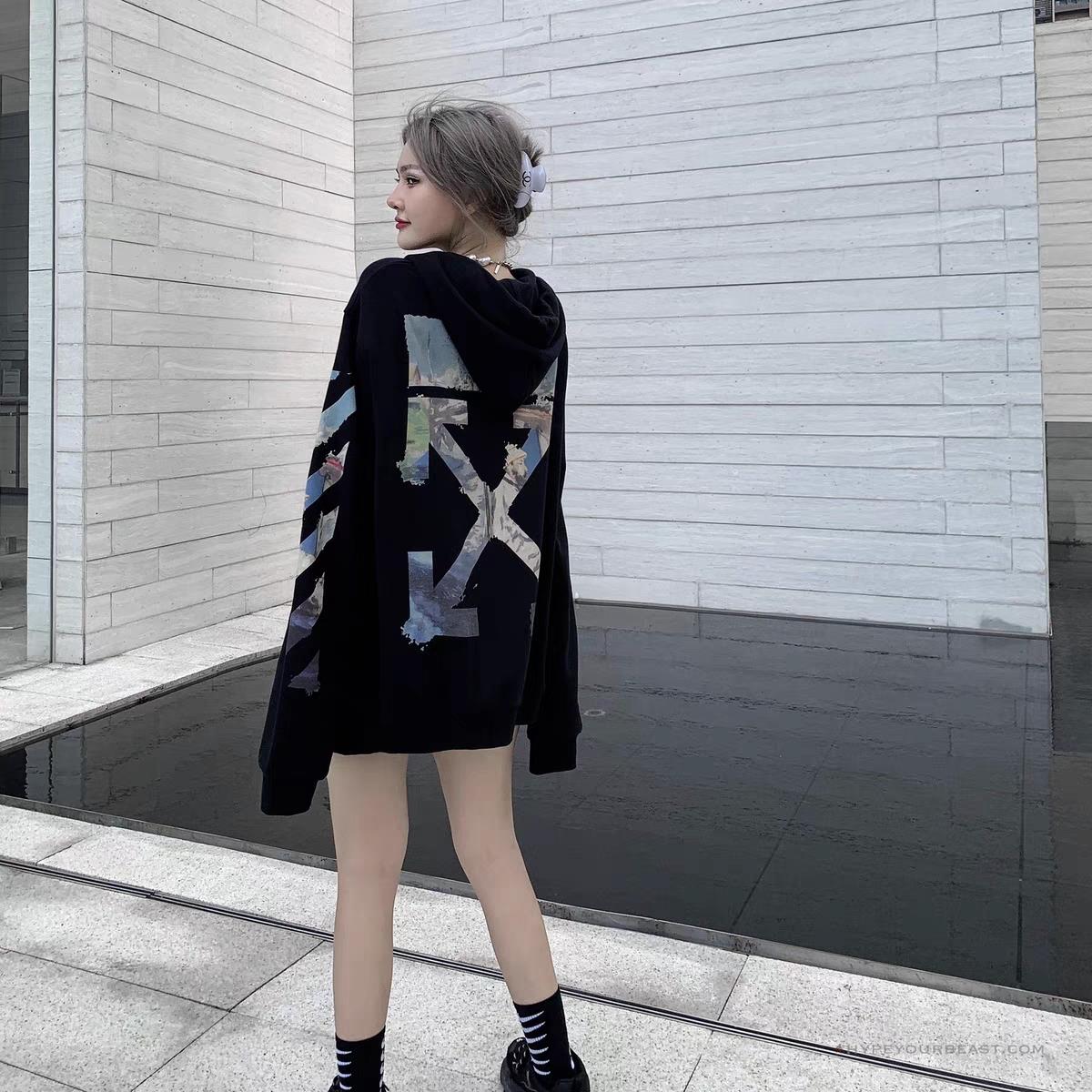 Off White Hoodie Vincent Van Gogh Black