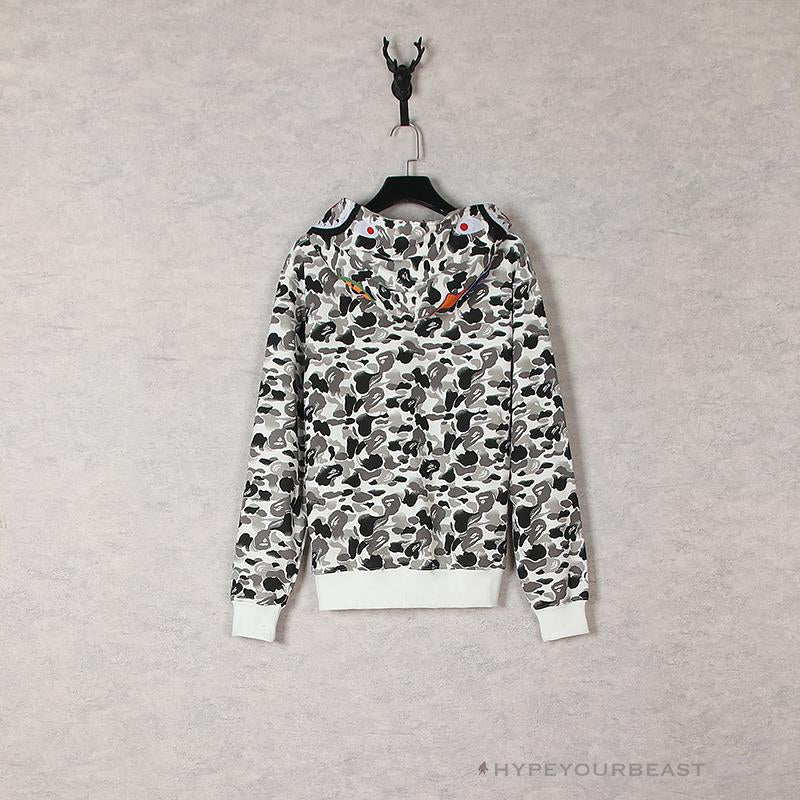 Bape Gray Camouflage Hoodie
