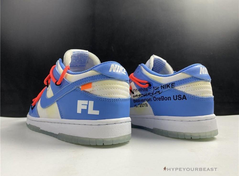 Futura X Off-White X Nike Dunk Low Blue
